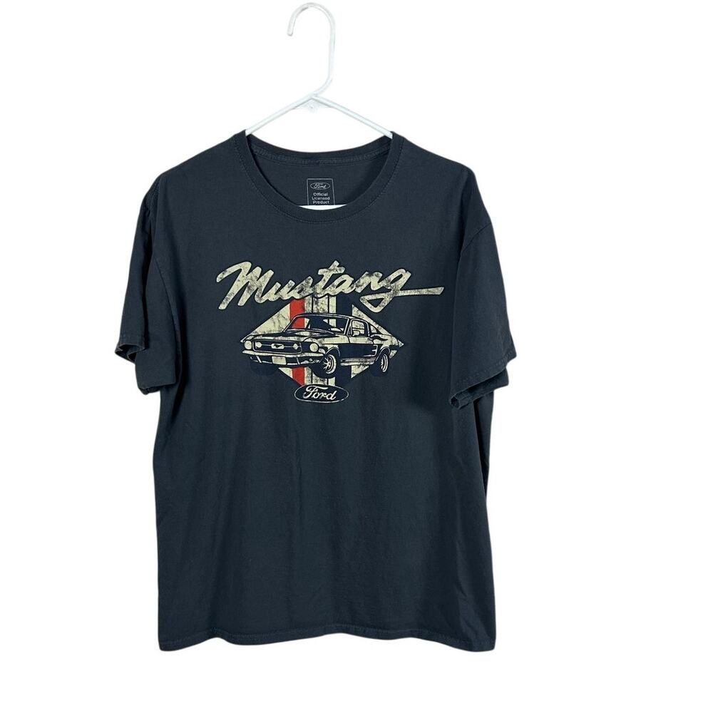 Ford Mustang Men’s Gray Tee size L